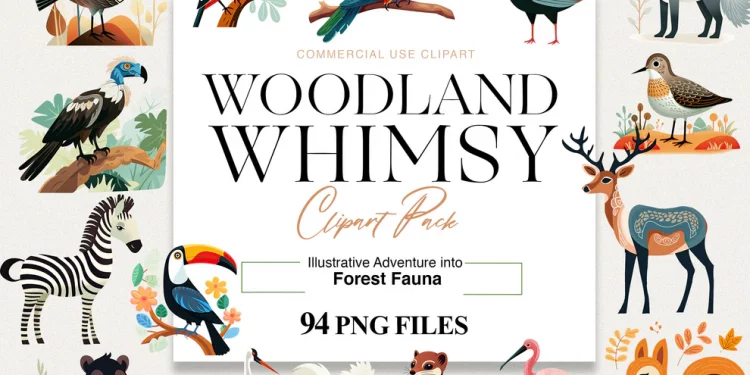 Captivating 12 Wildlife Clipart Collection You Won’t Want to Miss